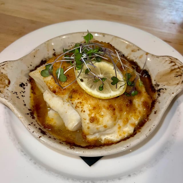 Baked Scrod.