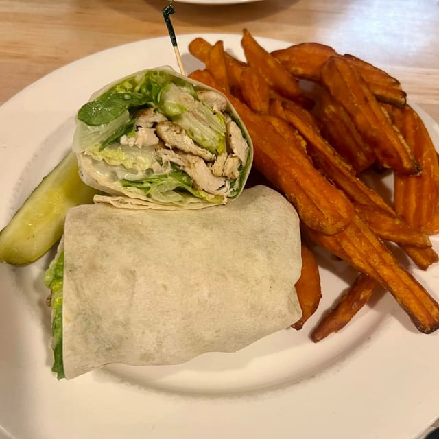 Chicken Caesar Wrap.