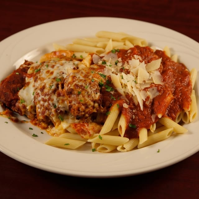 Veal Parmigiana.